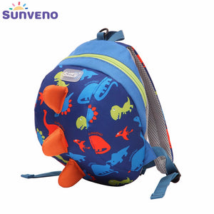 SUNVENO Cute Cartoon Toddler Baby Harness Backpack Leash Safety Anti-lost Backpack Strap Walker Dinosaur Backpack